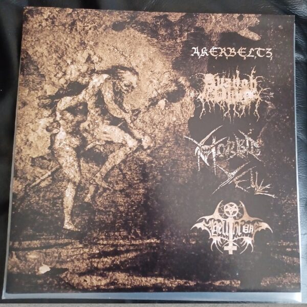 Akerbeltz / Avangh Dhür / Morbid Yell / Hellthrone - Split 12"